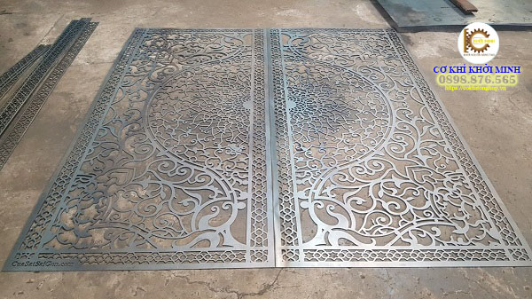 mẫu cửa cổng sắt cắt cnc đẹp
